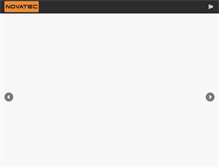 Tablet Screenshot of novatecweb.com
